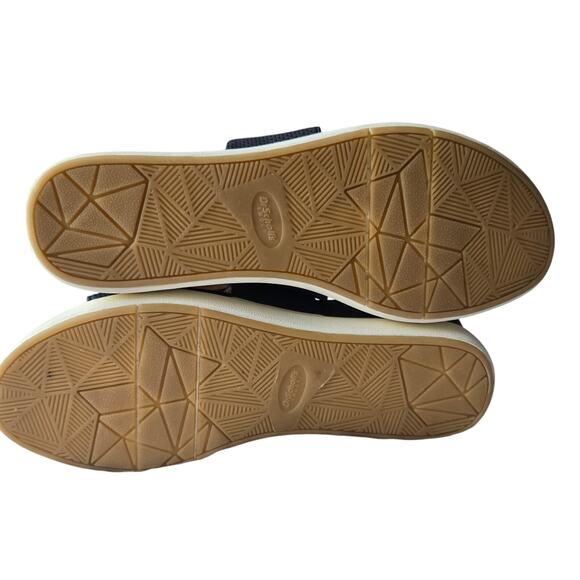 Dr. Scholl's Women's Sheena Strappy Black Criss-Cross Wedge Sandal US 9M - Picture 8 of 8